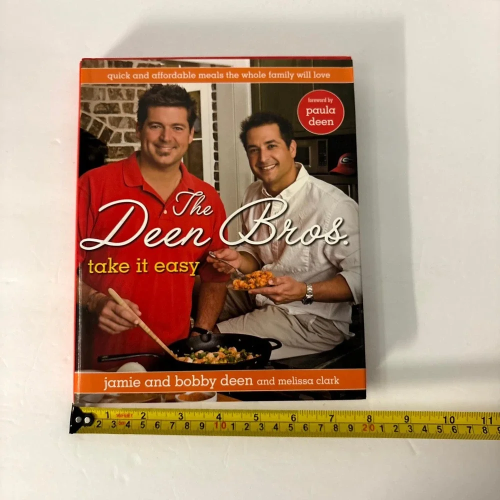 The Deen Bros Take It Easy Cookbook 1st Edition Hardcover 2011 Jamie Bobby Deen